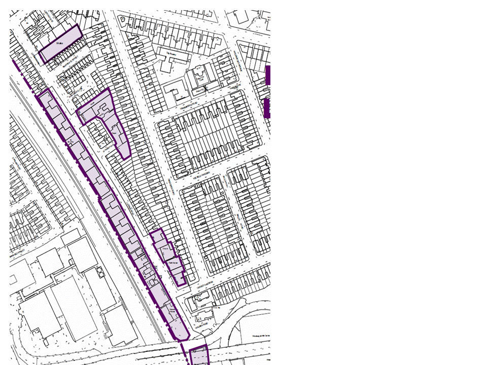 Boundary of the Latimer Road sections of the Freston Road/Latimer Road Employment Zone